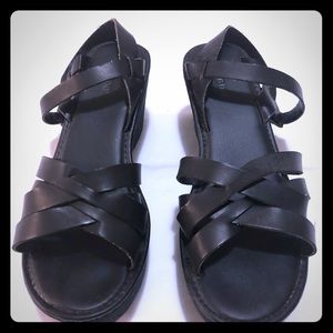 Bamboo Platform Sandals